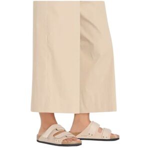 Birkenstock Uji double strap slide sandal nubuck leather new beige 40 9 9.5 NEW